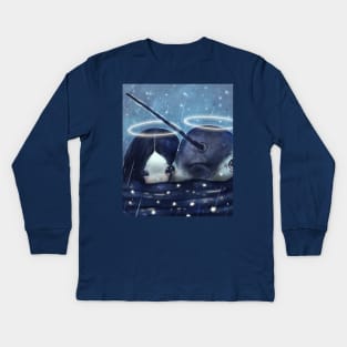 The Unicorn of the Sea Kids Long Sleeve T-Shirt